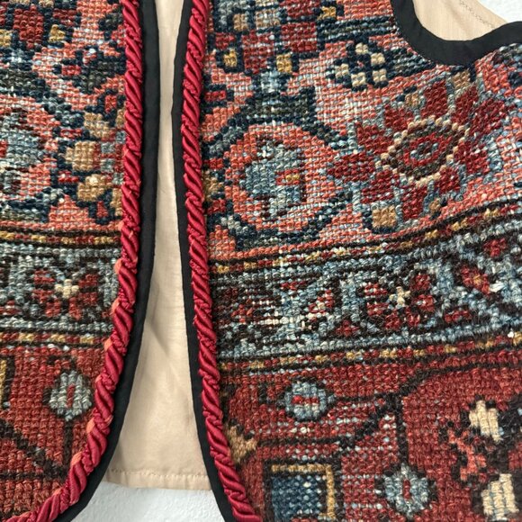 Vintage Handmade Wool Southwestern Boho Kilim Vest Womens Size Small - Picture 2 of 5